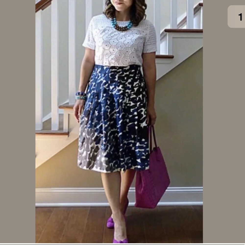 Maeve Pleated Watercolor Sumukhwa